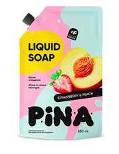 Pina рідке мило дой-пак 550мл Strawberry and peach